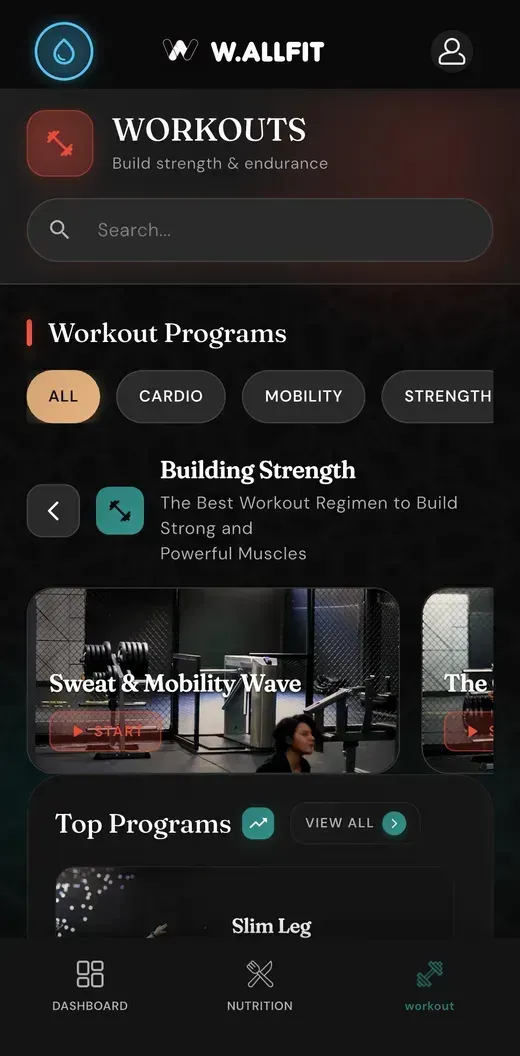 W.ALLfit Personalized Workout Programs