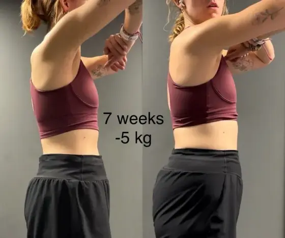 Lily fitness transformation - -5kg in 7 weeks with W.ALLfit